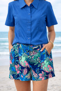 Jade - Stitched Button Down Shirt