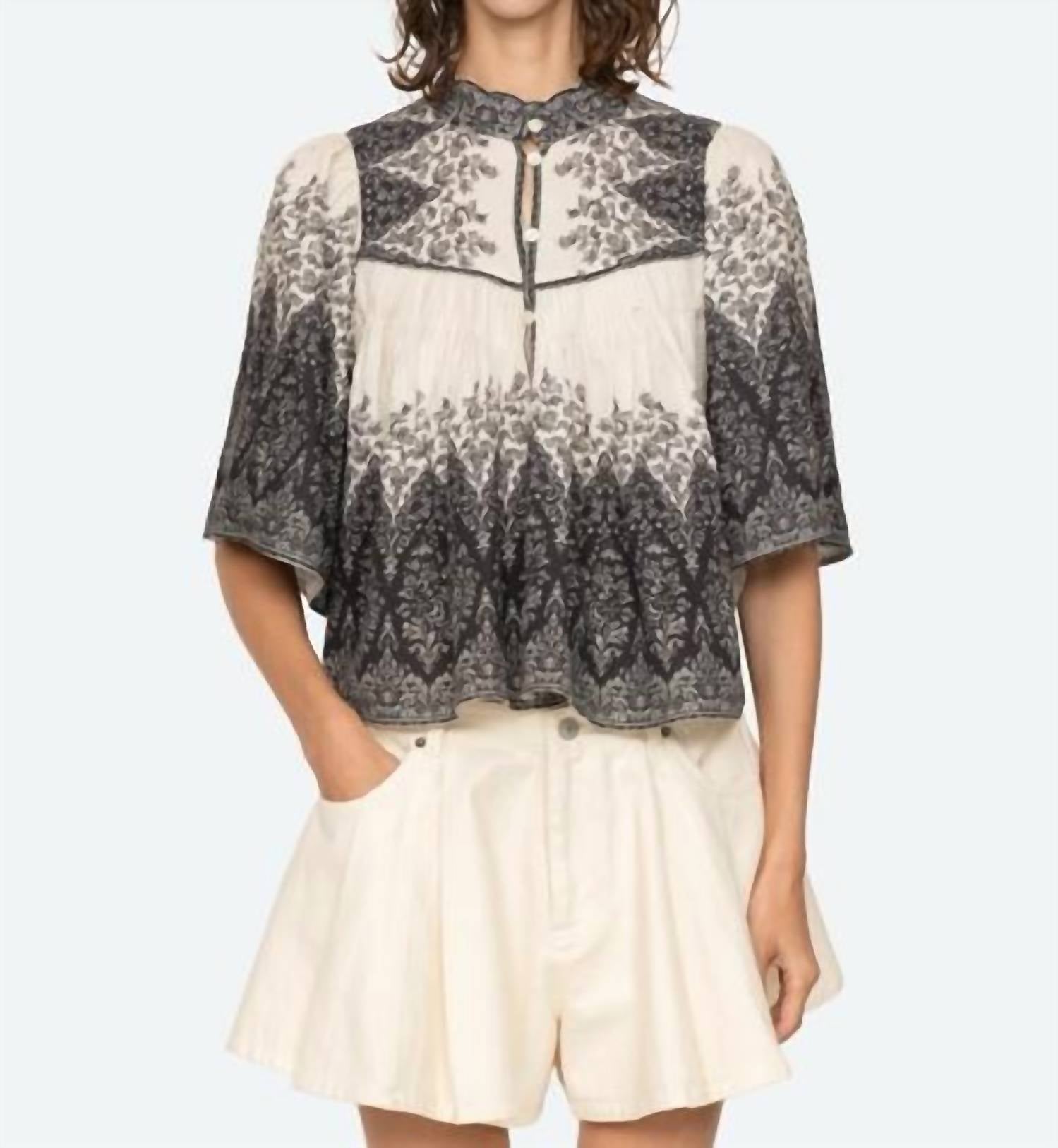 Sea - Hedra Print Blouse