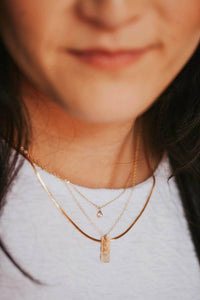 Hello Adorn - Women's Solitaire Necklace