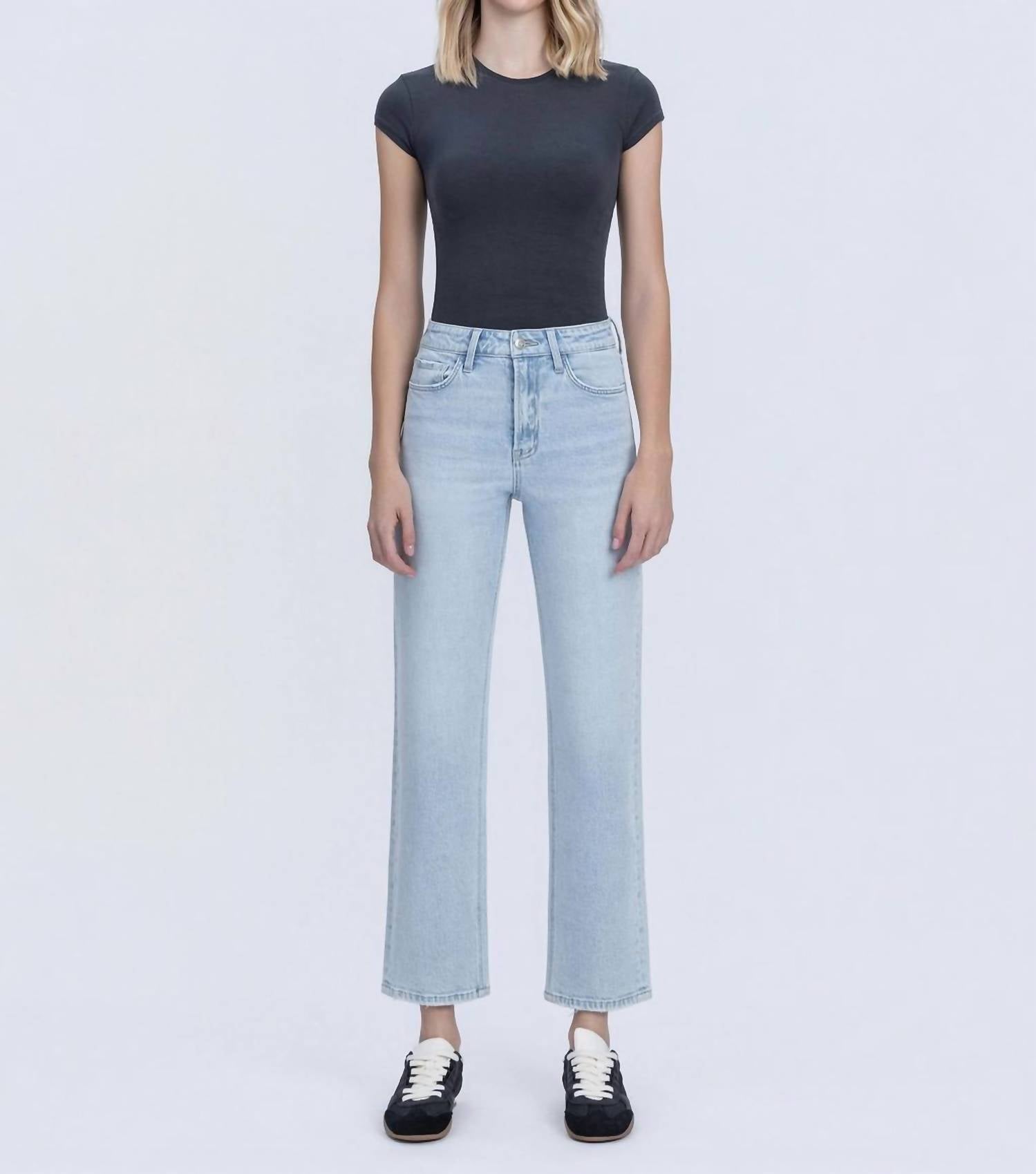 Vervet By Flying Monkey - Super High Rise Tapered Leg Jeans