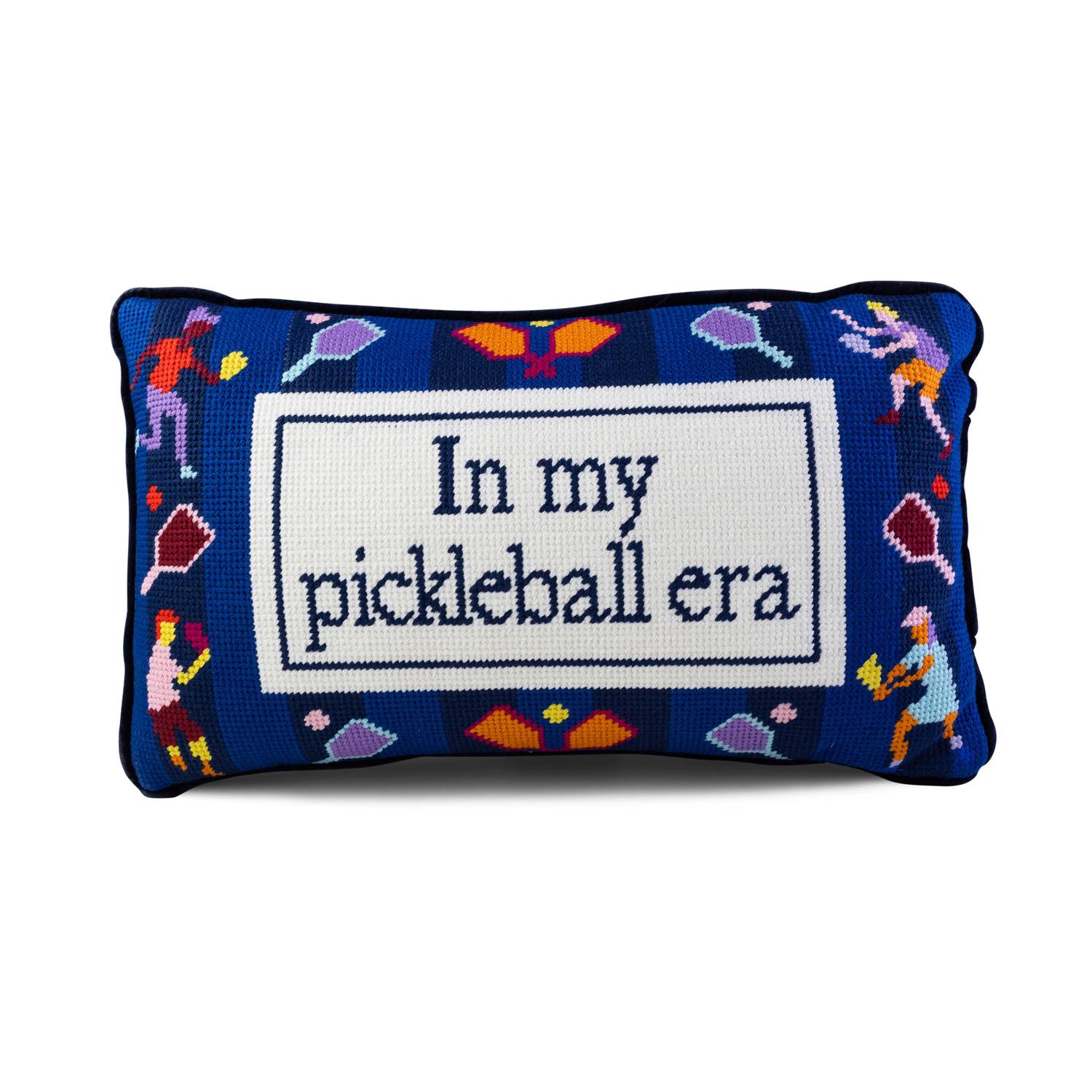 Furbish Studio - In My Pickleball Era Needlepoint Pillow