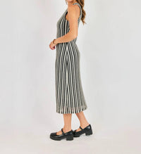 Sadie & Sage Moonlit Path Knit Dress in black ivory - women's dress - detail view