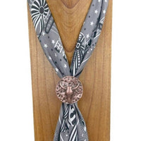Western Elite Jewelry - Unisex Longhorn Wild Rag Scarf Slide