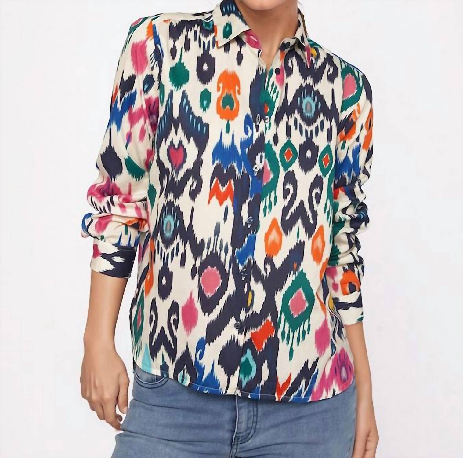 Vilagallo - Isabella Ikat Blouse
