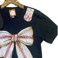 Southern Attitude - Women's Baseball Bow Graphic Tee
