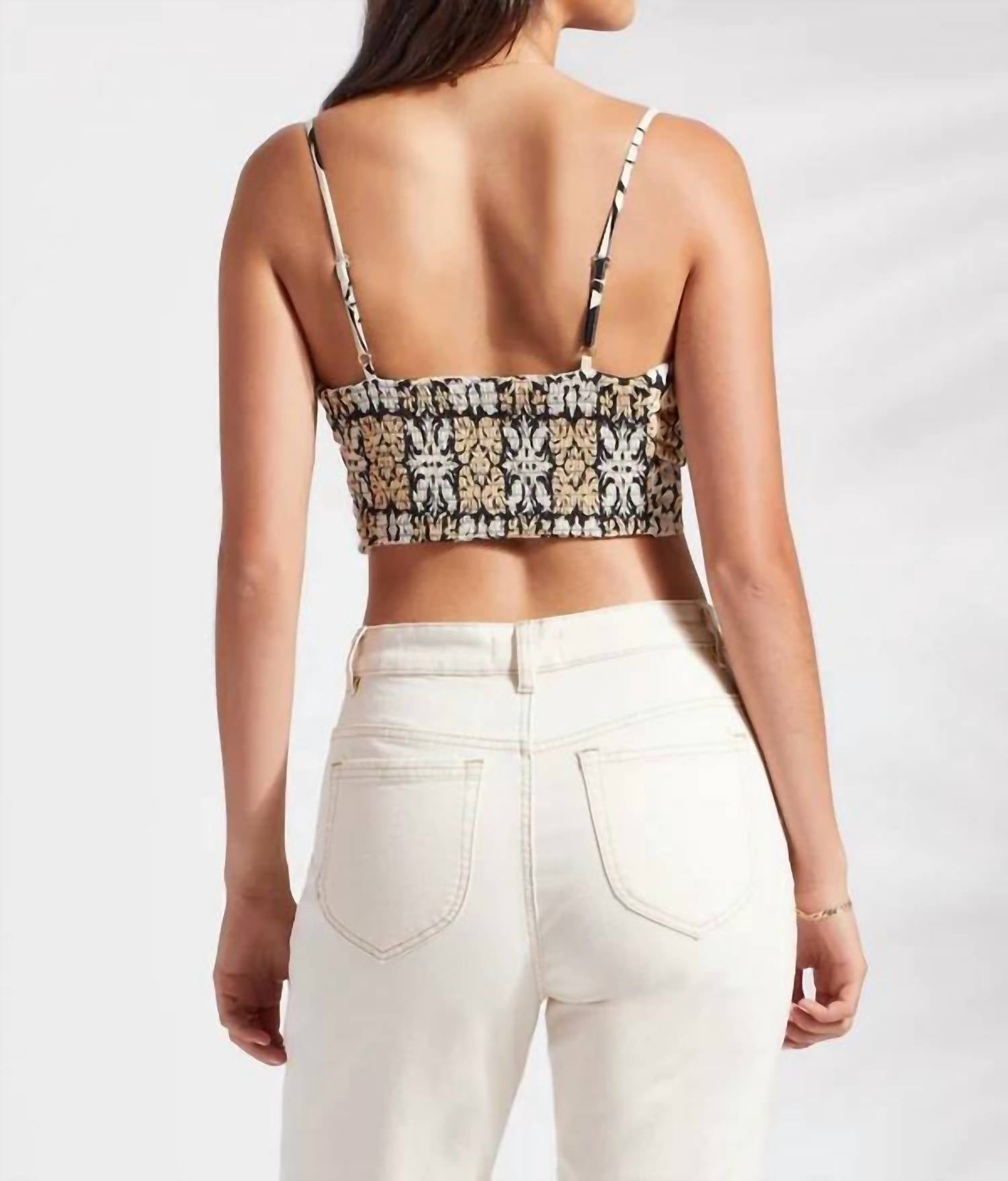 Xix Palms - Reversible Tie Top