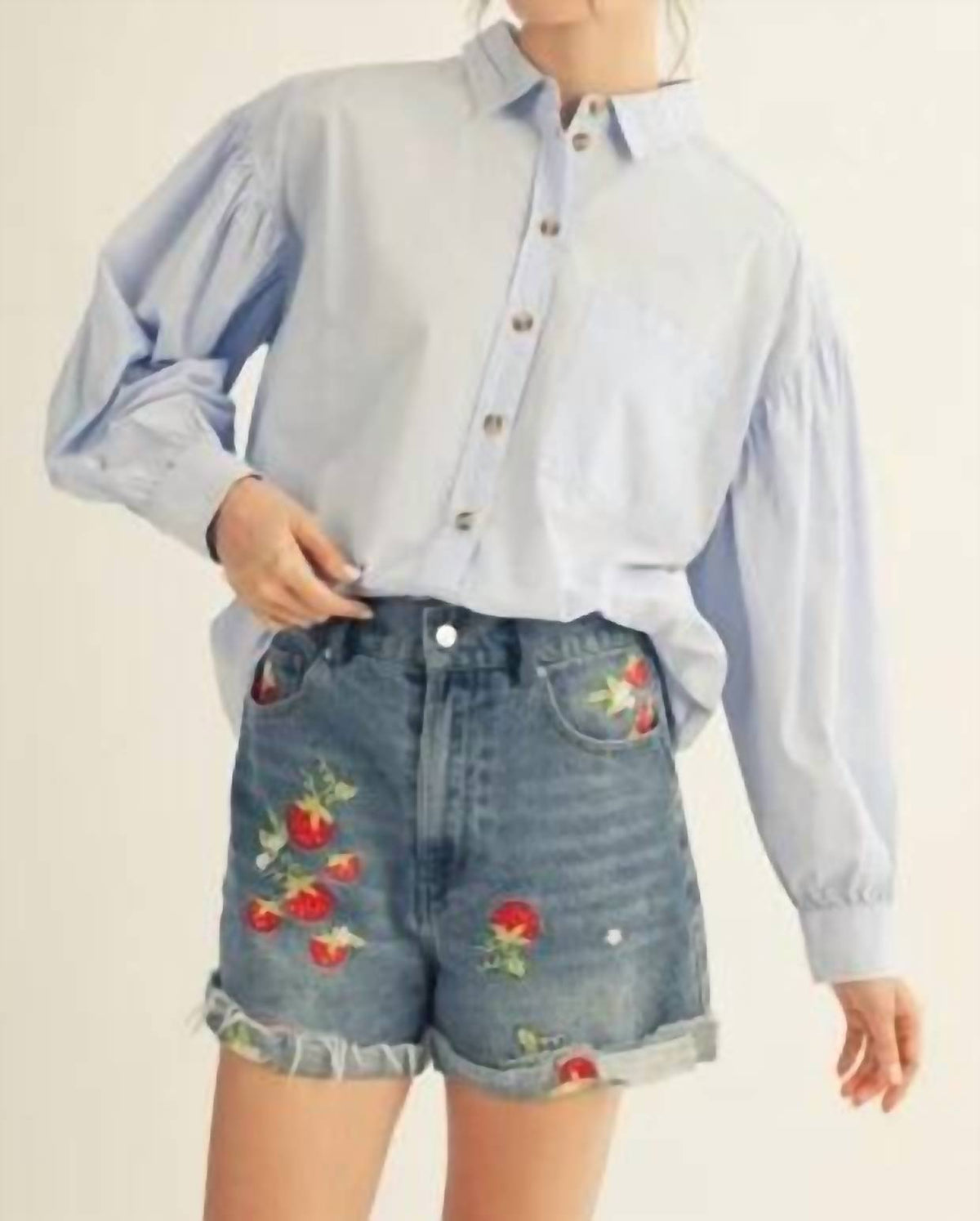 Jodifl - Button Down Lightweight Casual Shirt