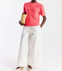 Brodie Cashmere - Textured Taylor Cashmere Tee