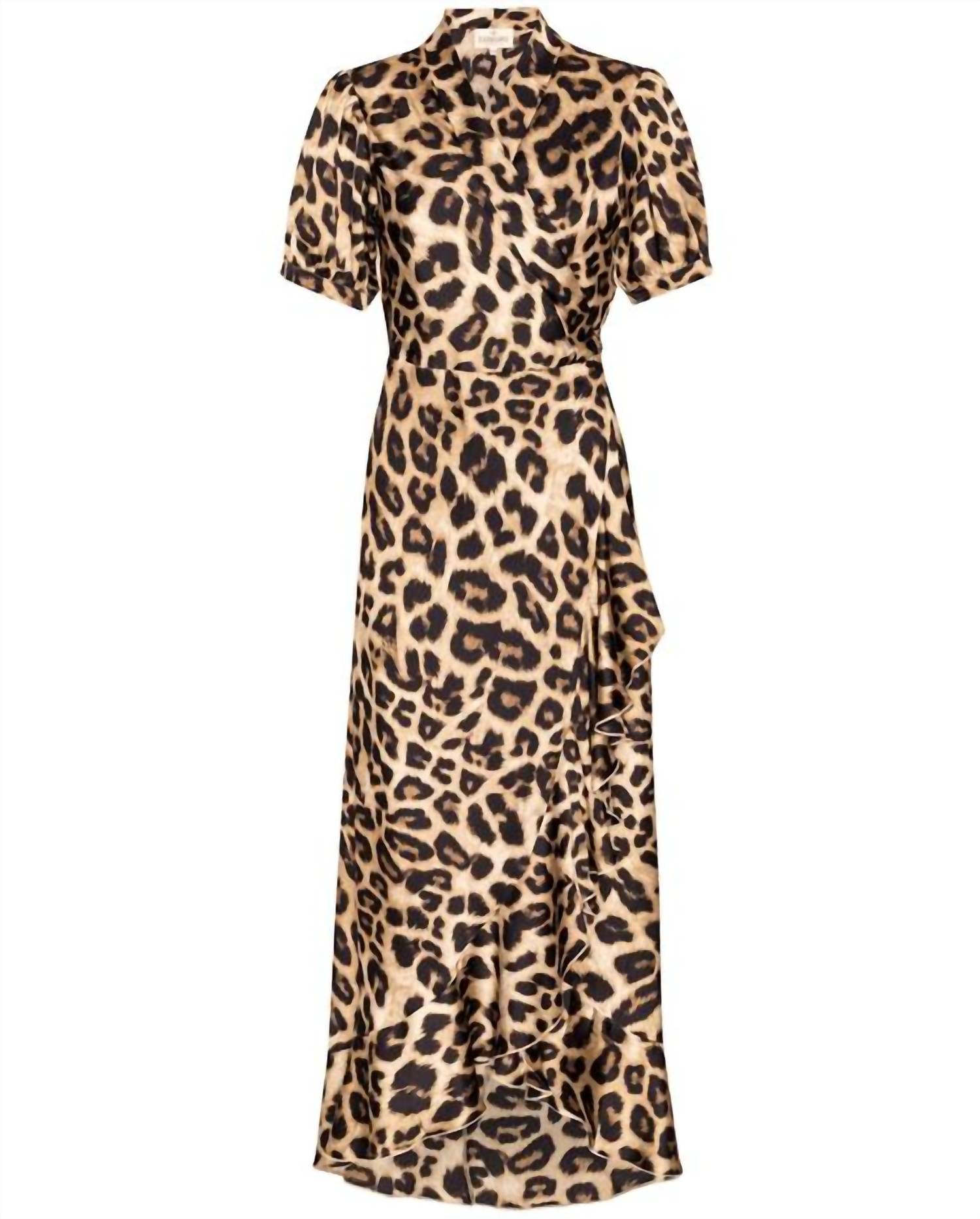 Karmamia Women's Iris Dress in hammered leopard - women's dress