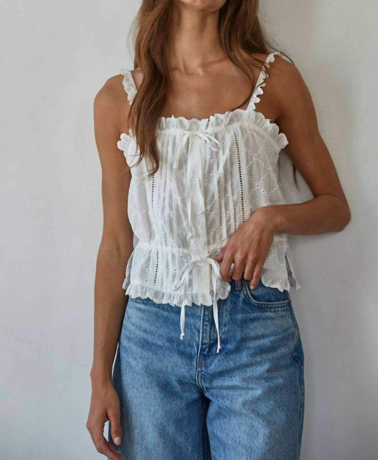 By Together - Salvador Eyelet Top