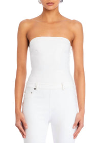 Ser.O.Ya - Jeanette Stretch Denim Flare Jumpsuit