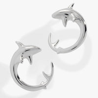 Alex & Ani - Women's Shark Hoop Earring