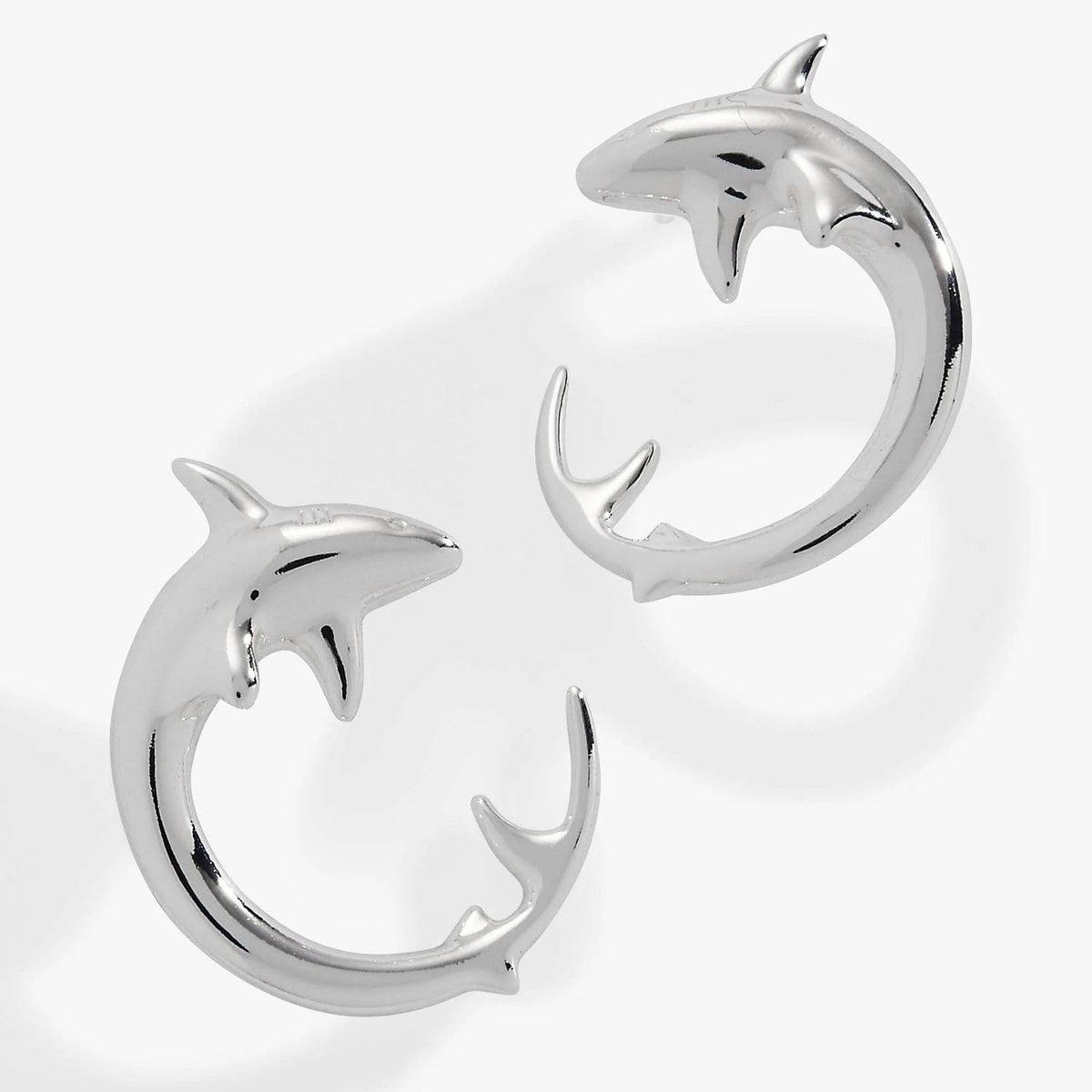 Alex & Ani - Women's Shark Hoop Earring