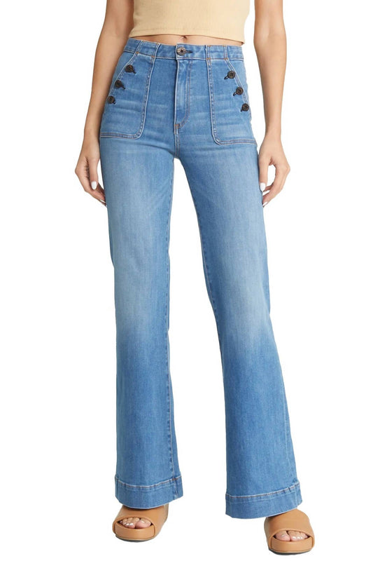 Askk Ny - Brick House Wide Leg Denim Jeans