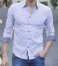 Eight X - Jacquard Shirt With Trim