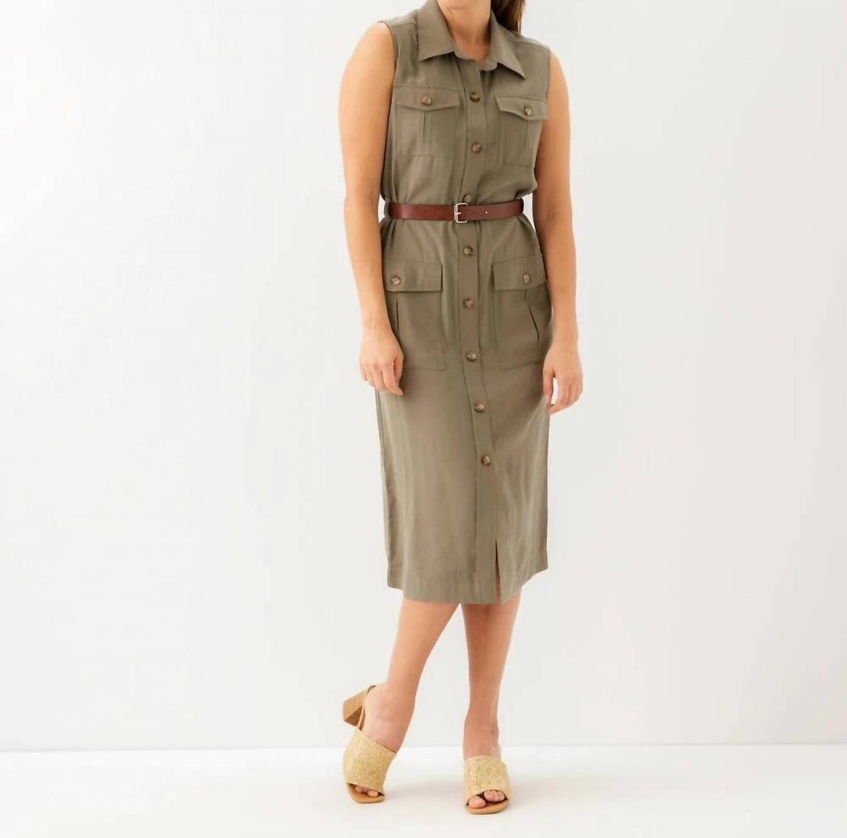 Karen Kane - Midi Shirtdress