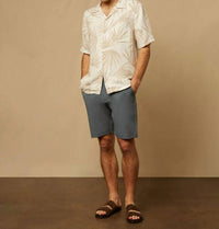 AIR LINEN CONVERTIBLE CAMP SHIRT