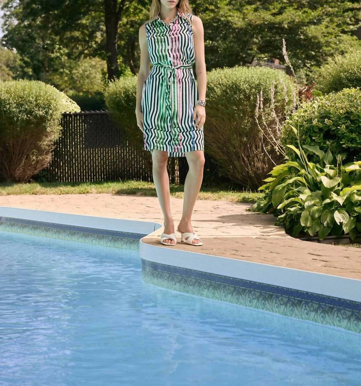 Joseph Ribkoff - Belted Shirt Dress