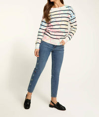 Fdj - Boatneck Printed Sweater