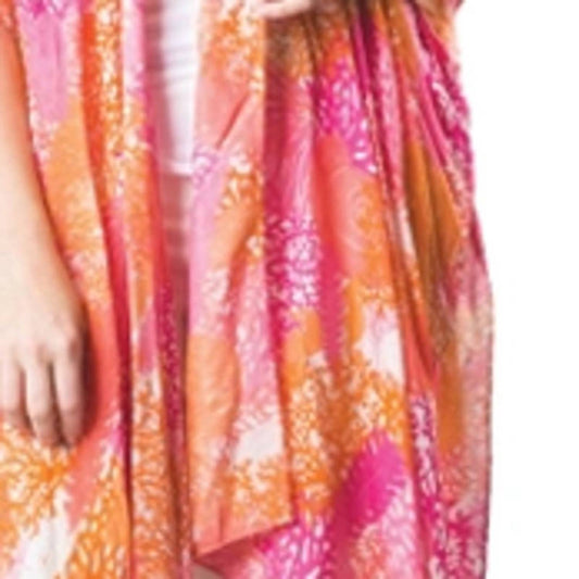 Top It Off - Kari Printed Lightweight Kimono Wrap Shawl