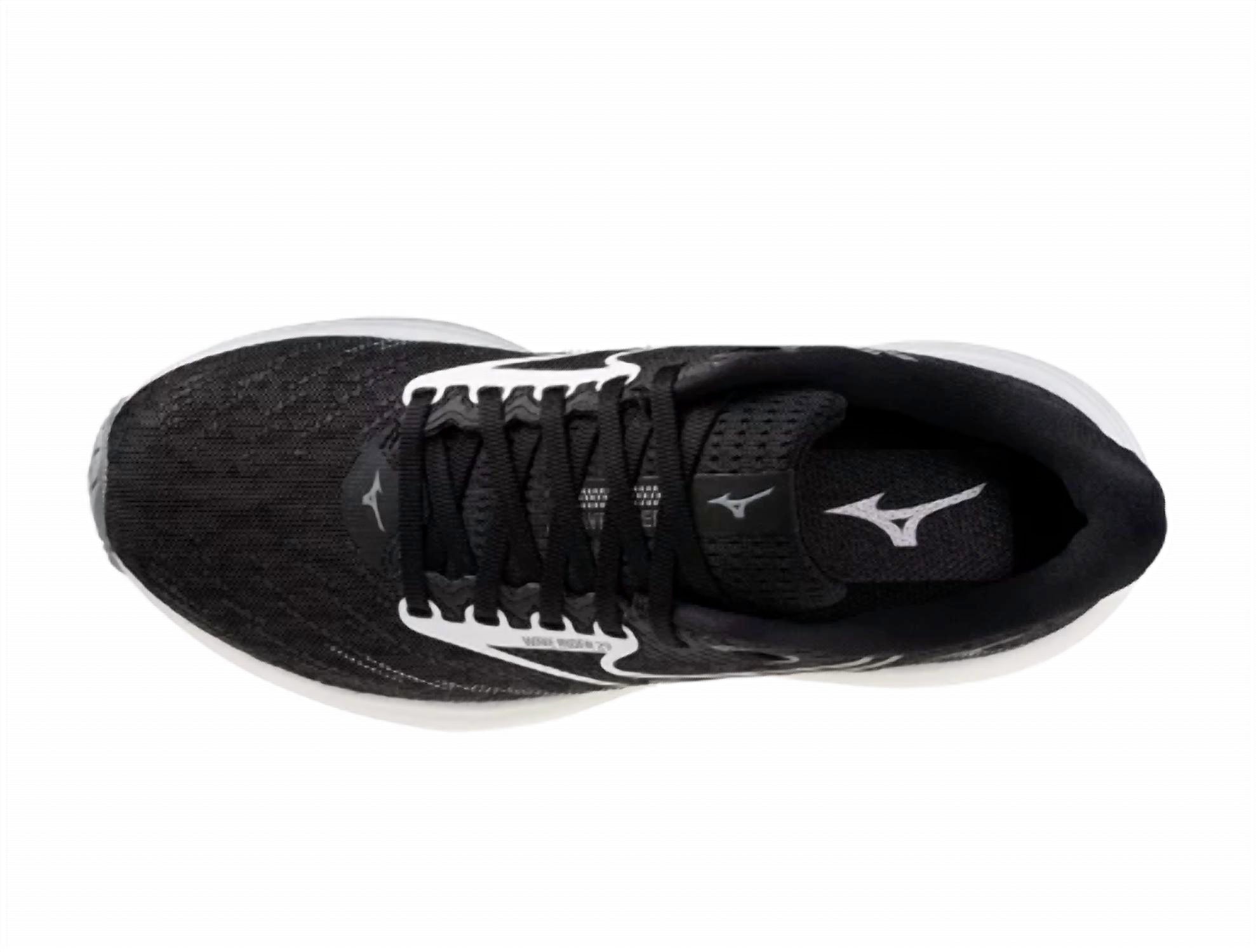 MIZUNO Women's Wave Rider 29 Running Shoes in black sand white - women's sneaker - view 5