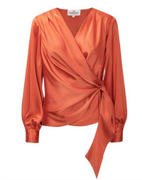 Karmamia INES BLOUSE in semi rich sunset - women's blouse
