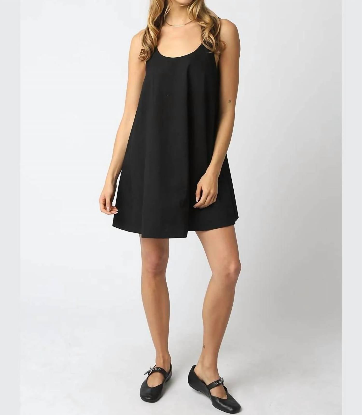 Olivaceous - Women's Ariel Sleeveless Swing Mini Dress