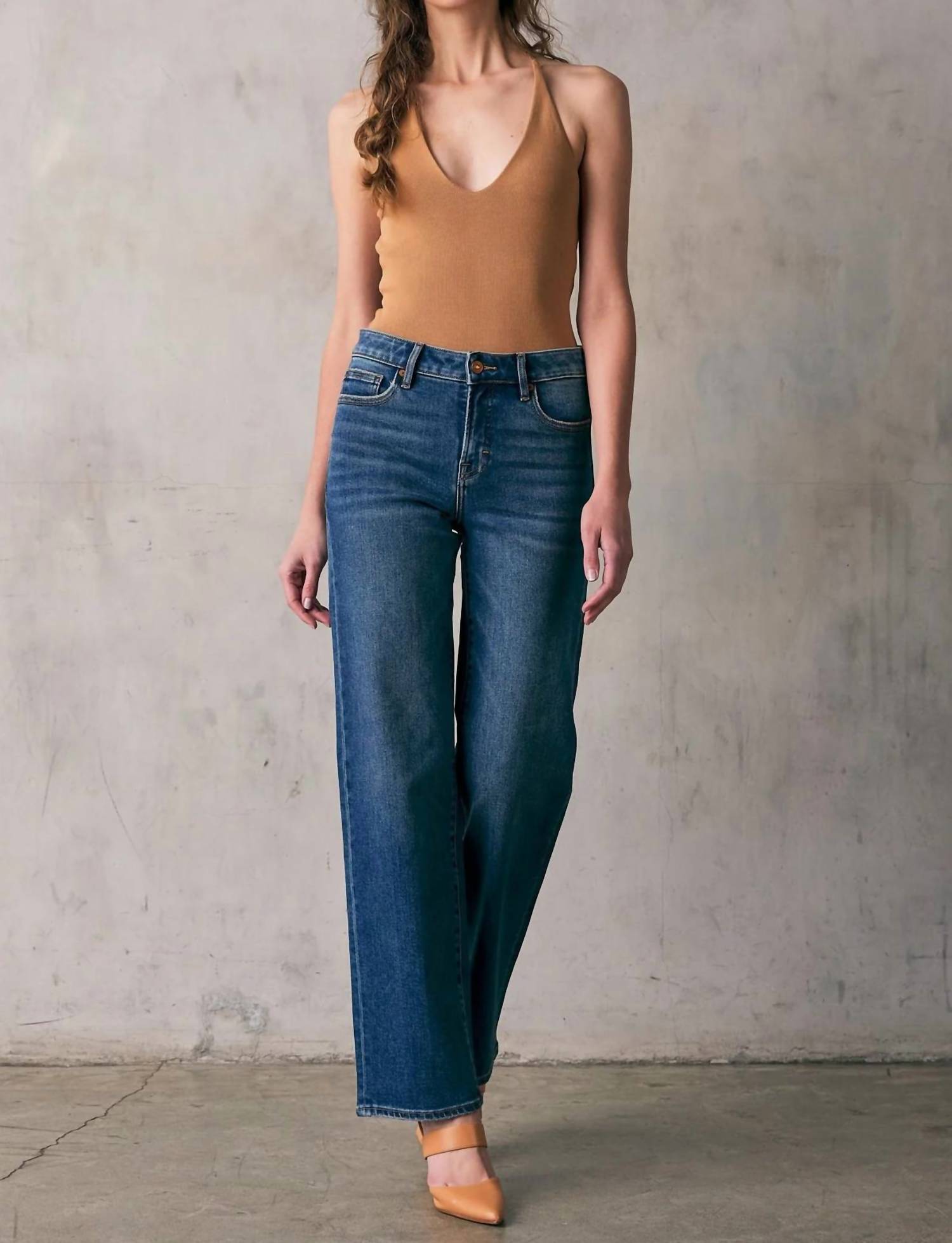 Hidden - Zaza High Rise Straight Jeans
