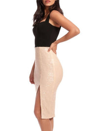 Dress The Population - Malise Sequin Midi Dress