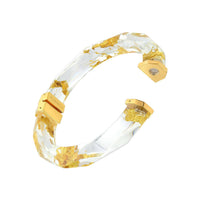 Gold & Honey - Women's Thin Lucite Bangle