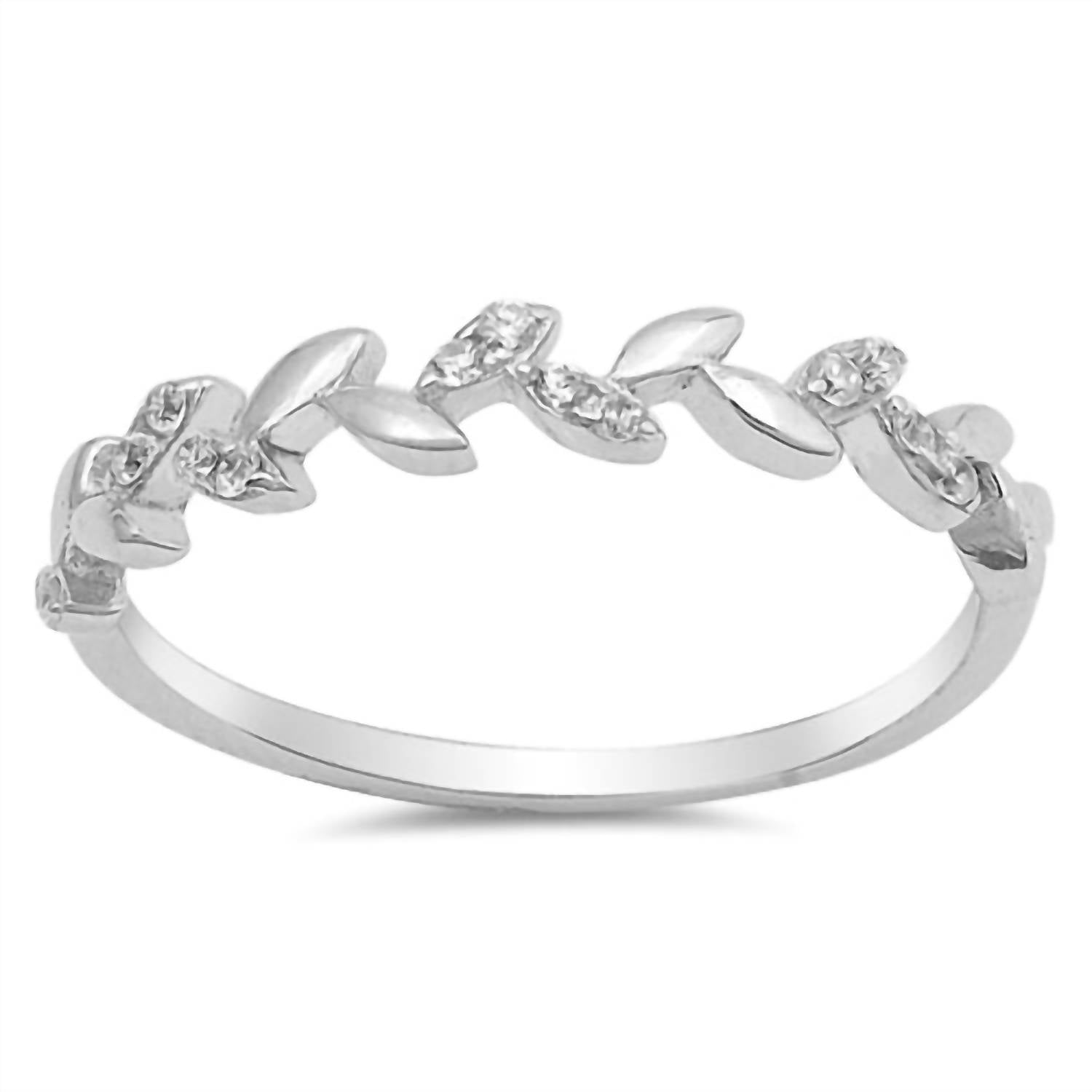 Starlette Women's Ivy Stackable Ring in silver - women's jewelry