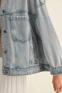 Mustard Seed - Vintage Wash Pleated Back Jacket