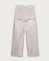 Haikure Bonnie Satin Bull Jean in ice grey - women's jeans - view 4