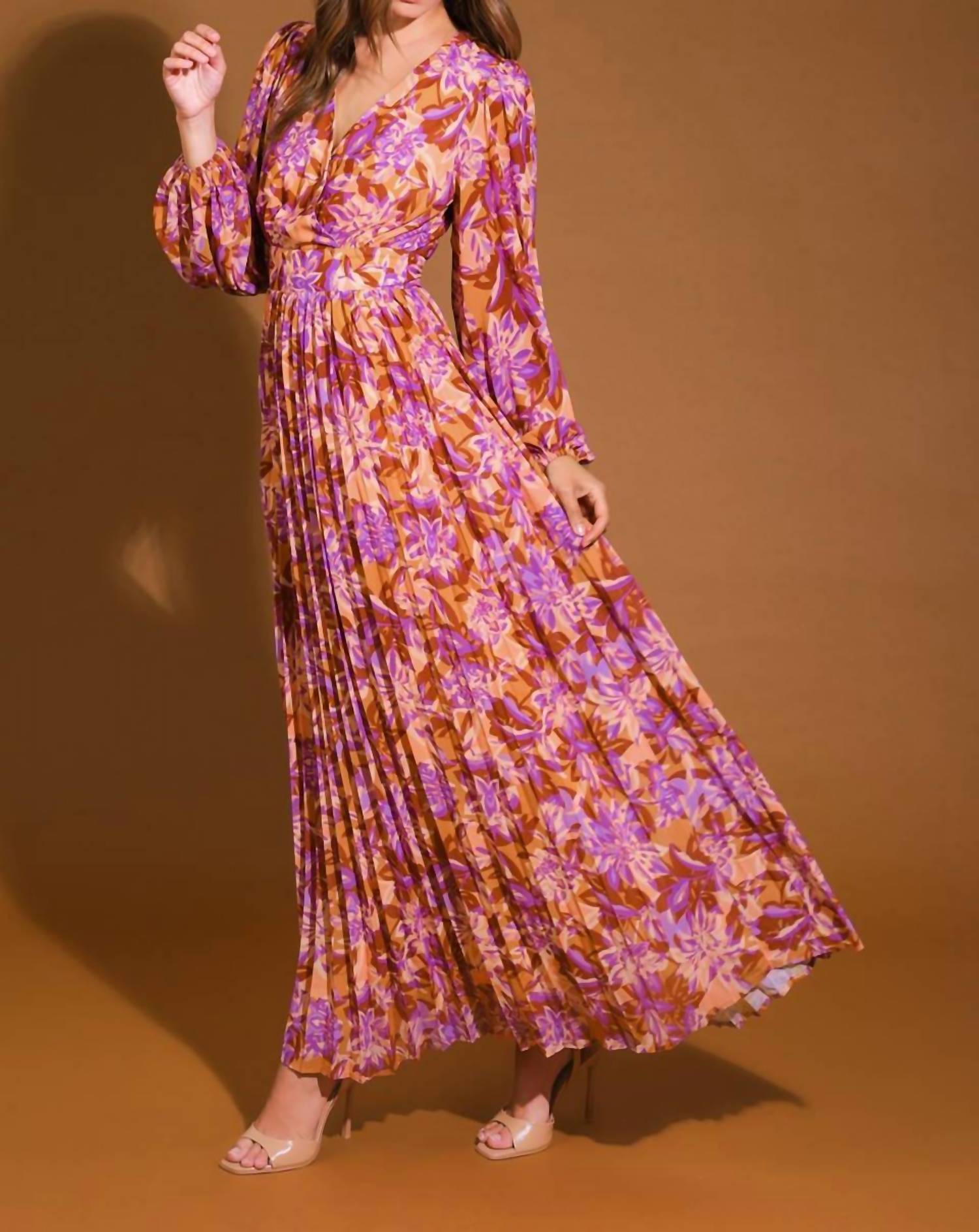 FLYING TOMATO Hazel Dress in pink - women's dress - detail view