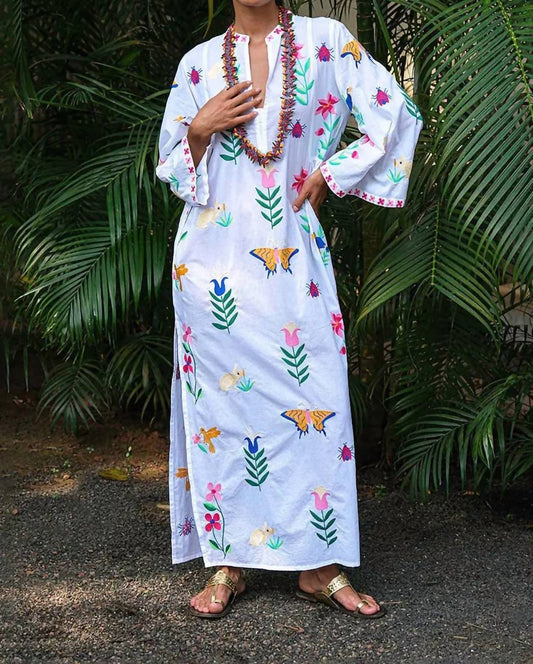Nimo With Love - Opal Cotton Kaftan Dress