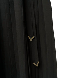 Valentino - Pleated Midi Skirt