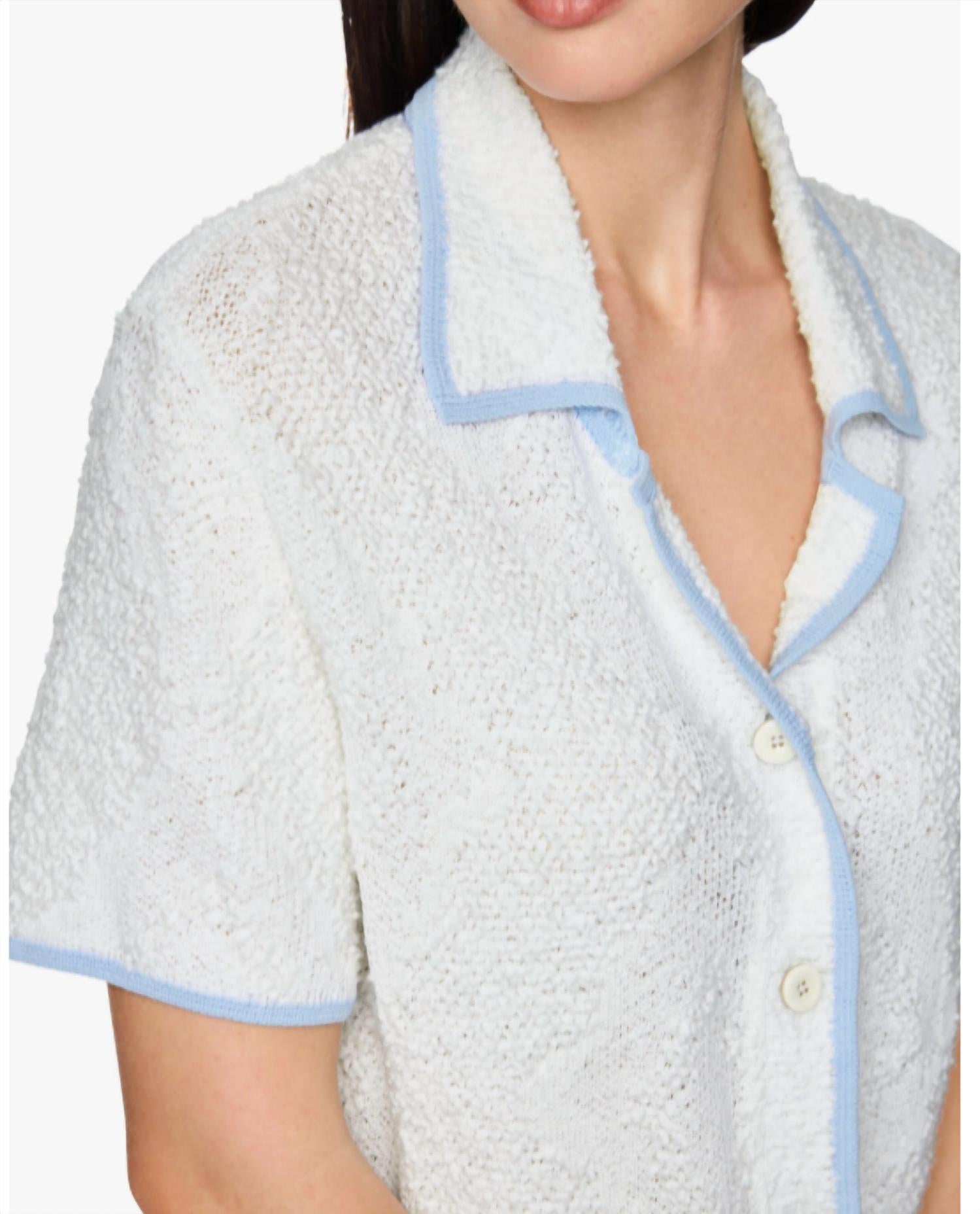 Marc Cain - Women's Knitted Short-Sleeved Cardigan
