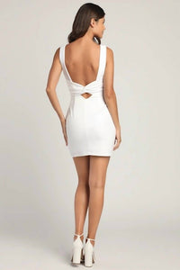 Lulus - Devoted Lover Backless Knotted Bodycon Mini Dress