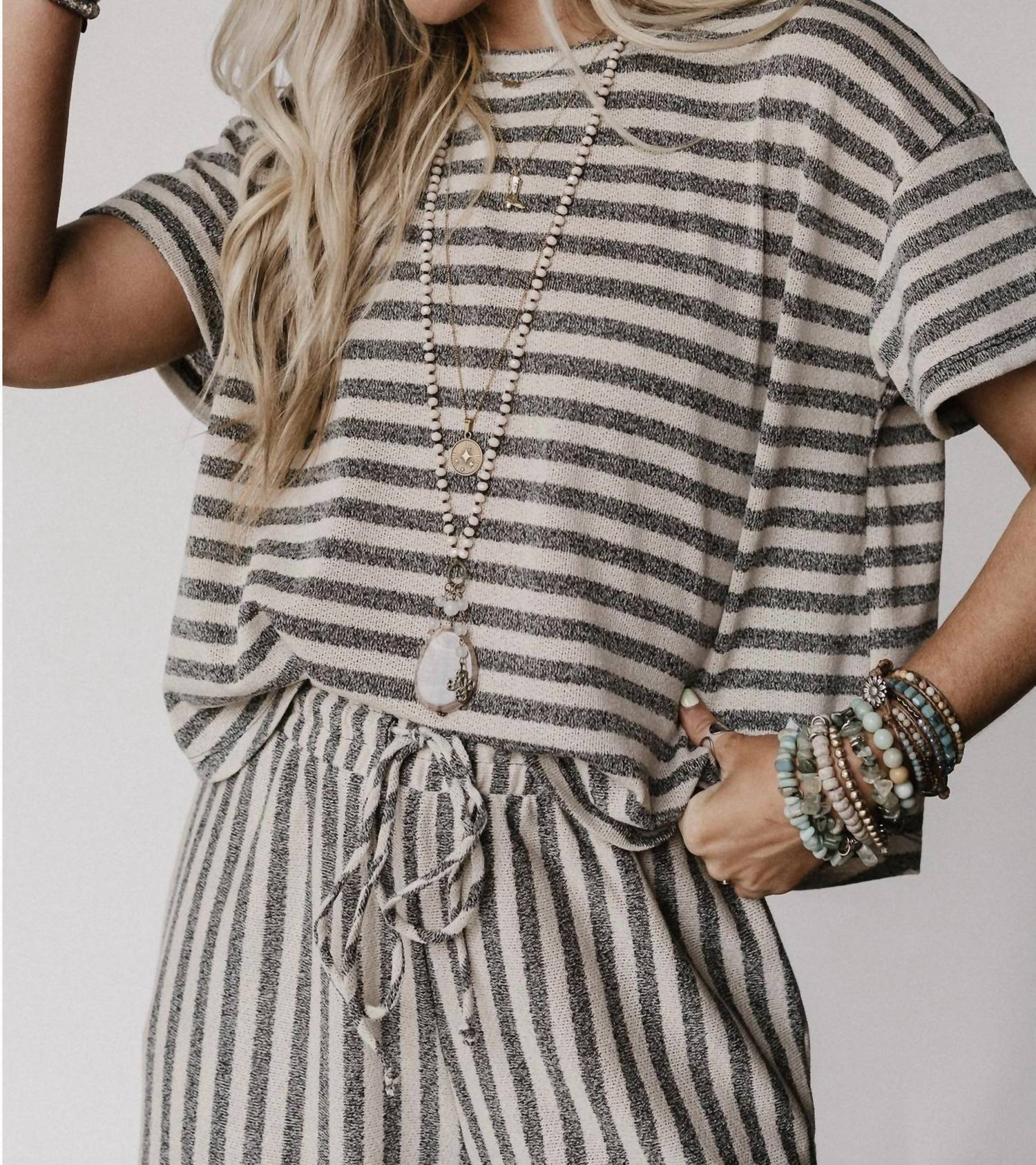 Three Bird Nest - Ibiza Breeze Striped Top
