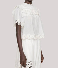 Sea - Leila Eyelet Top