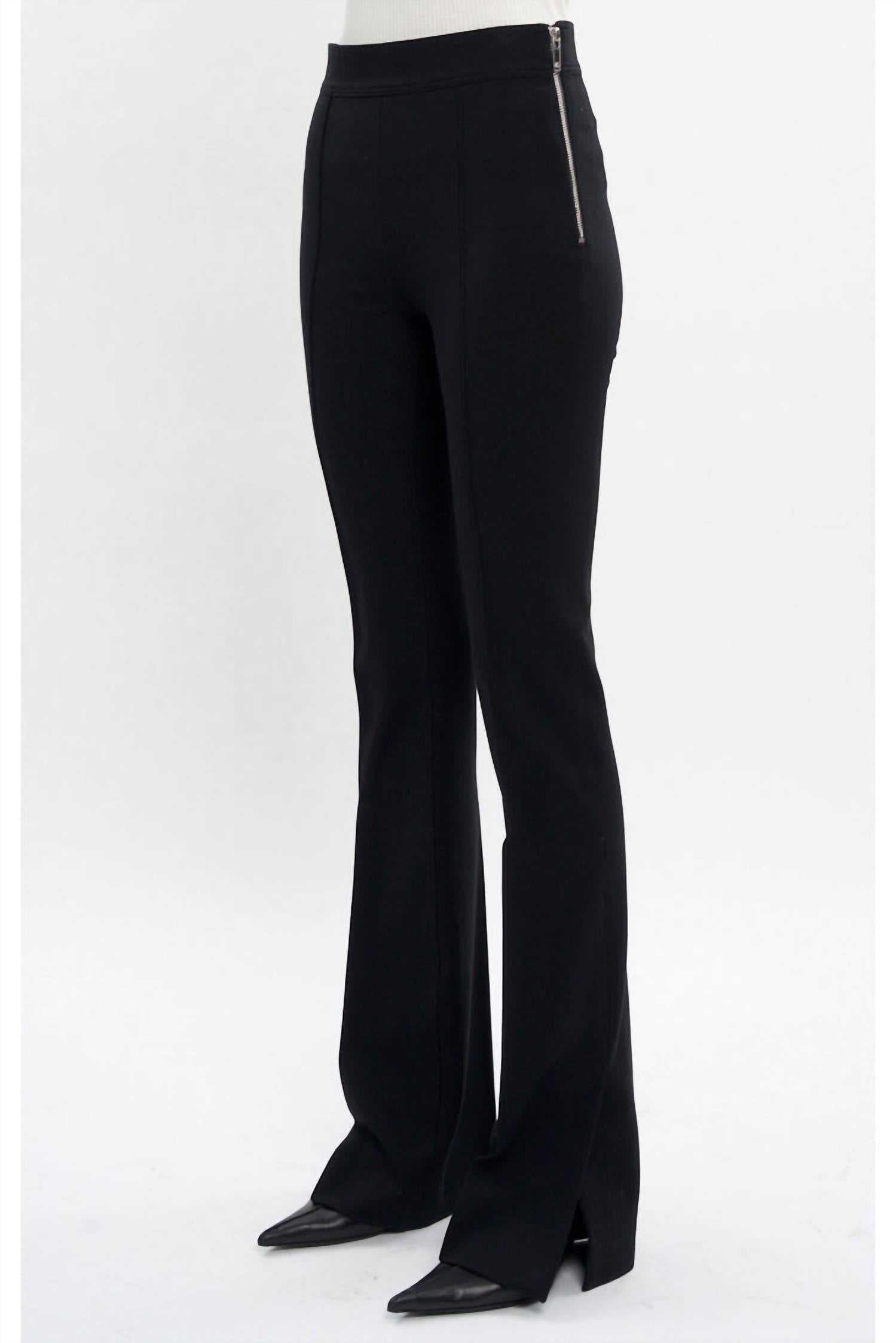 Helmut Lang - Ponte Stretch Knit Bootcut Pant