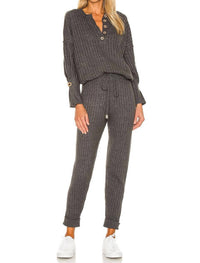 Free People Around The Clock Jogger in charcoal - women's pants - view 4