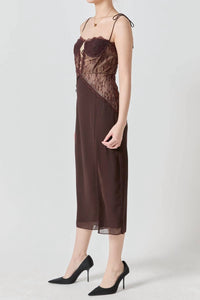 Endless Rose - Lace See Through Midi Dress