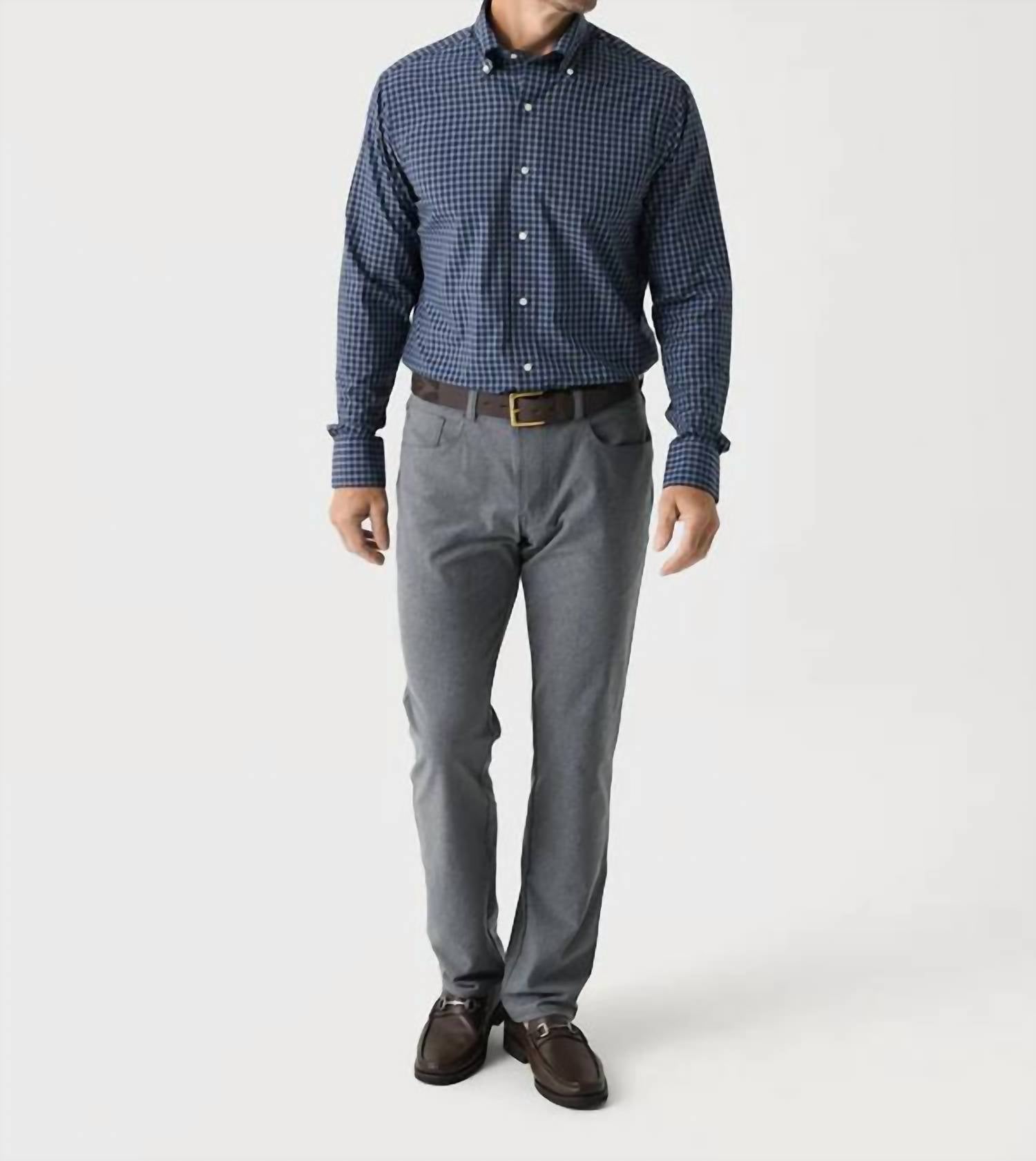 Peter Millar - Crown Sport Brevard Performance Flannel Five-pocket Pants