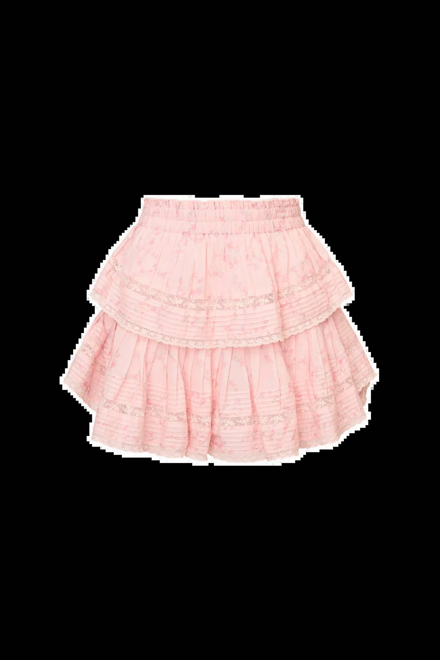 Loveshackfancy - Ruffle Mini Luna Rosa Fleur Skirt