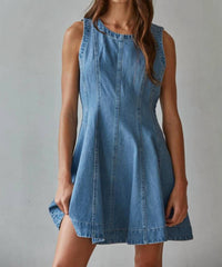 By Together - Women's Twiggy Denim Mini Dress