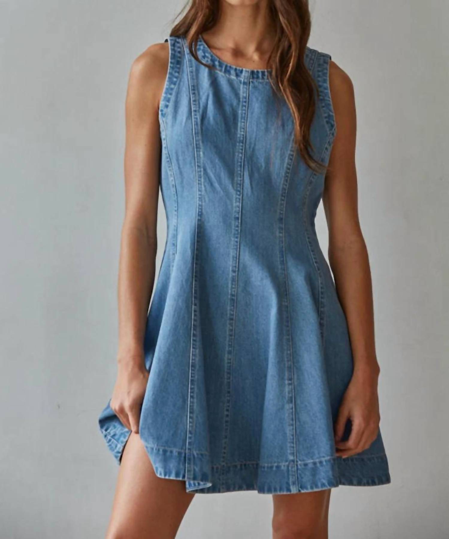 By Together - Women's Twiggy Denim Mini Dress