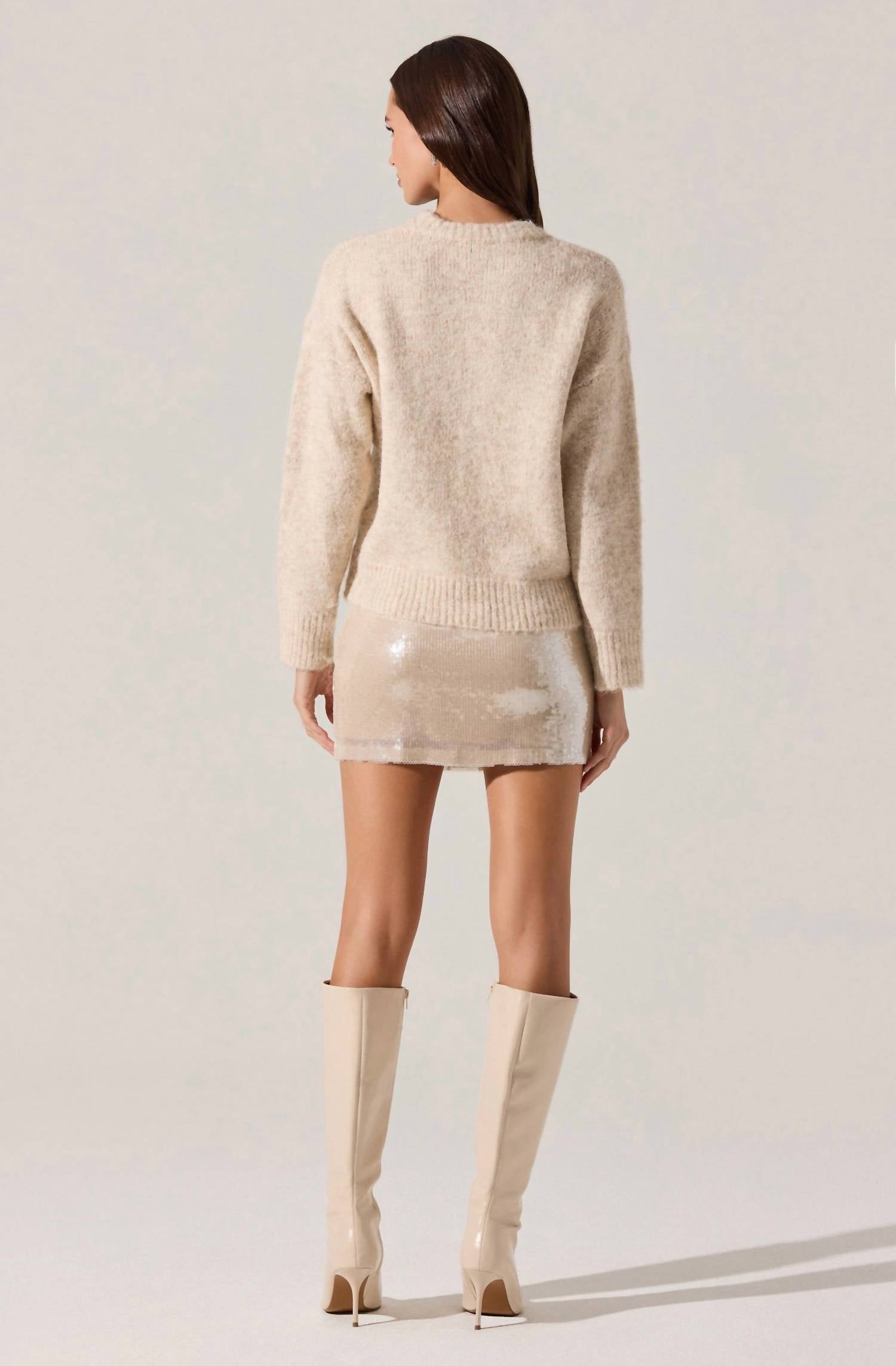 Astr - Selbie Brushed Knit Sweater