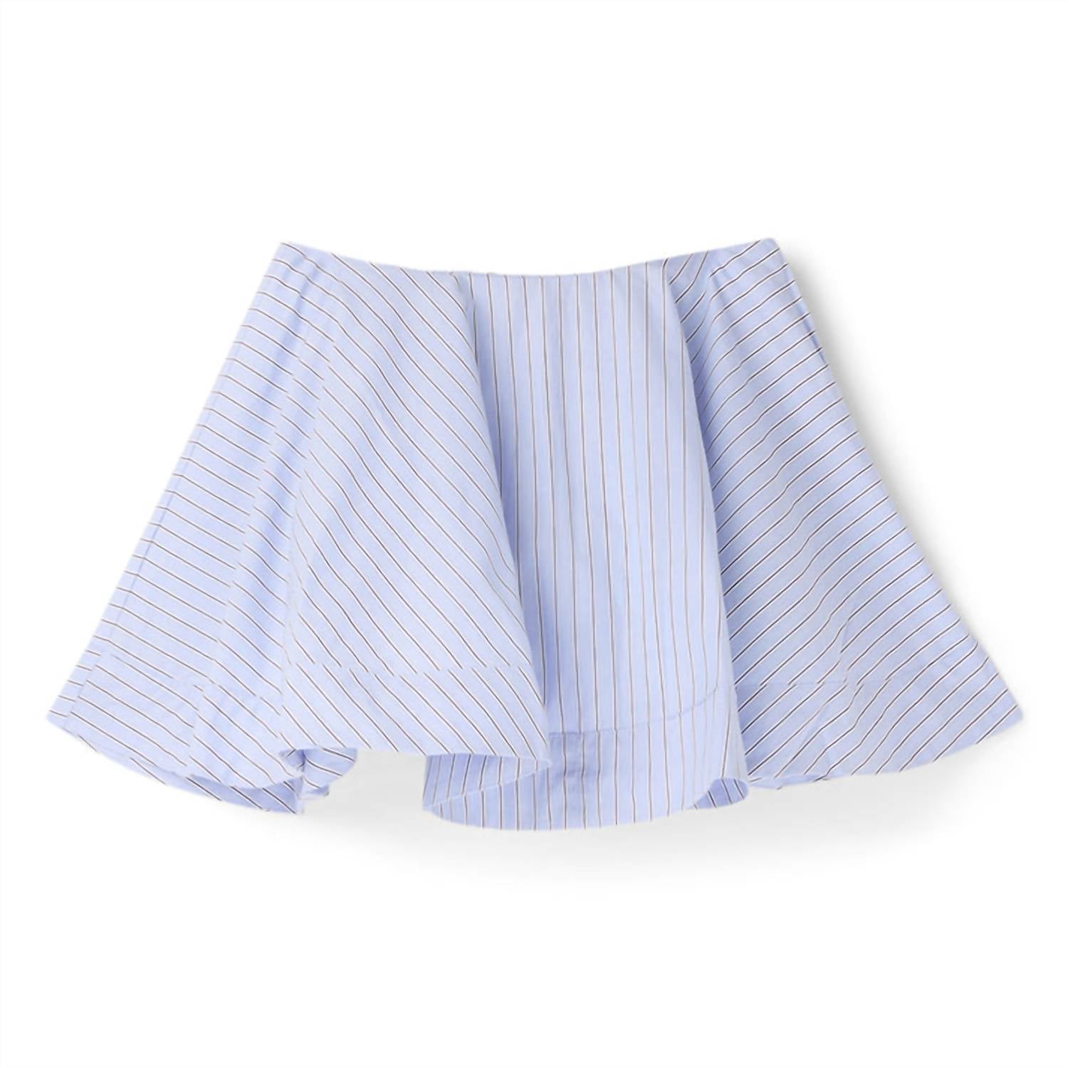 Ganni - Cotton Mini Circle Skirt