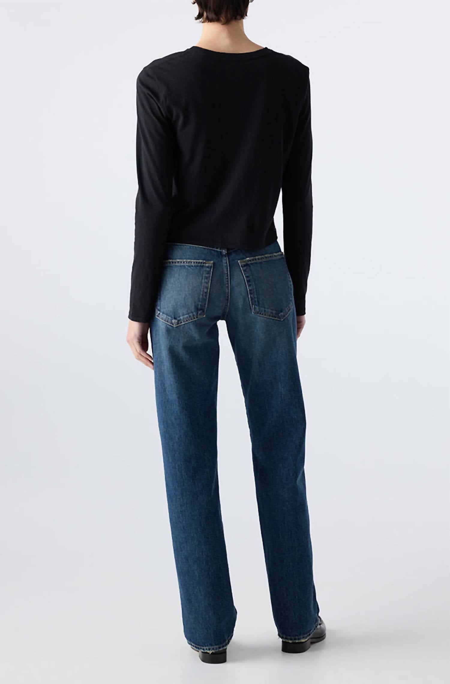 AMO Annette Straight Leg Jean in persuasion - women's jeans - alternate view